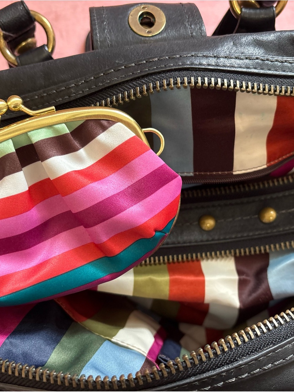 Coach 65th Anniversary XL Lily Legacy Satchel with Kisslock🖤 - Picture 8 of 9